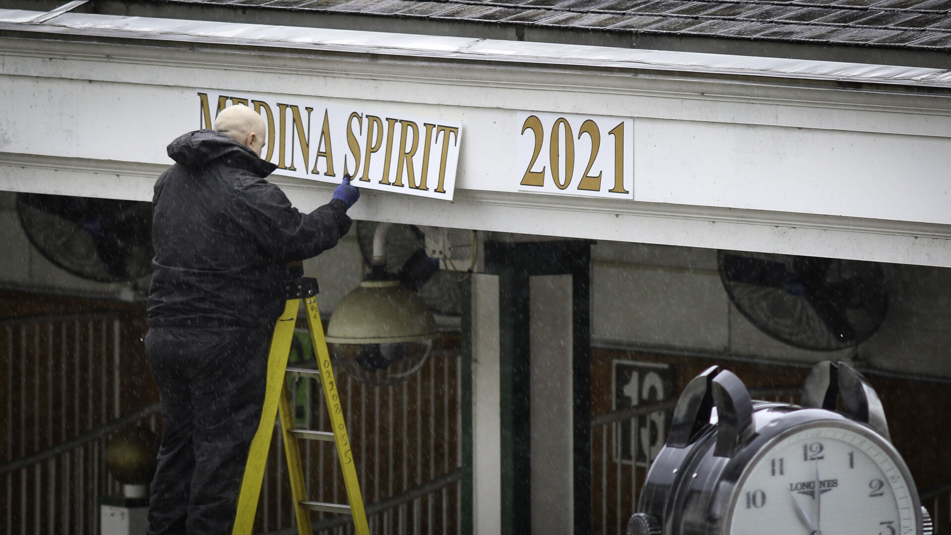 Medina Spirit sign